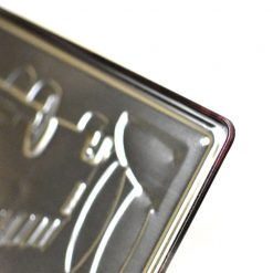 Vintage Embossed Metal Tin Signs - Image 6