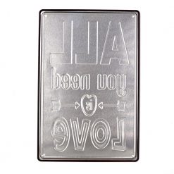 Vintage Embossed Metal Tin Signs - Image 5