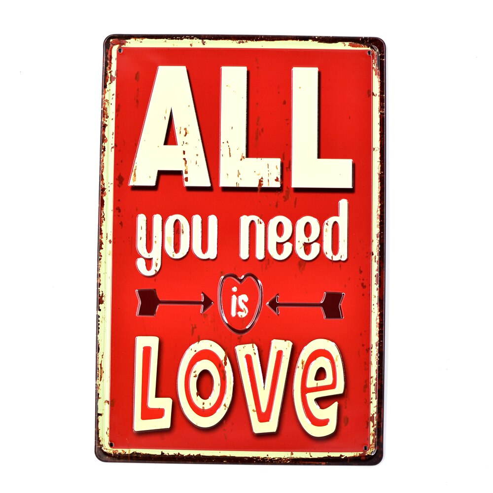 Vintage Embossed Metal Tin Signs - Image 3